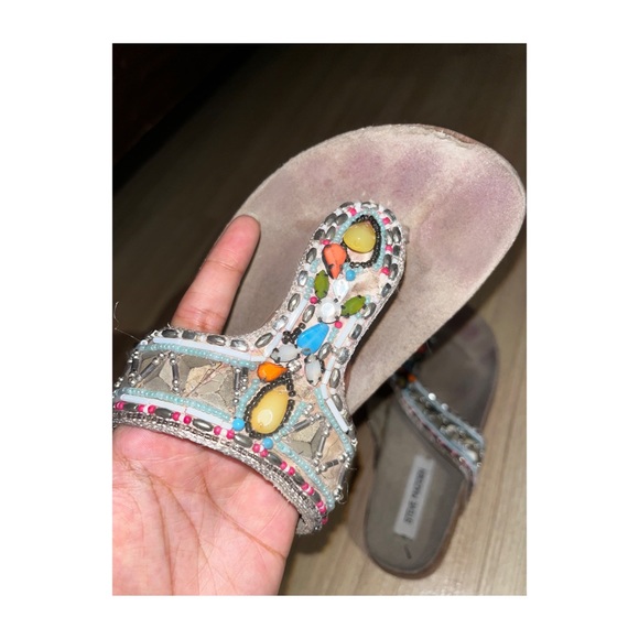 STEVE MADDEN Studded Flat Sandals - Picture 7 of 11